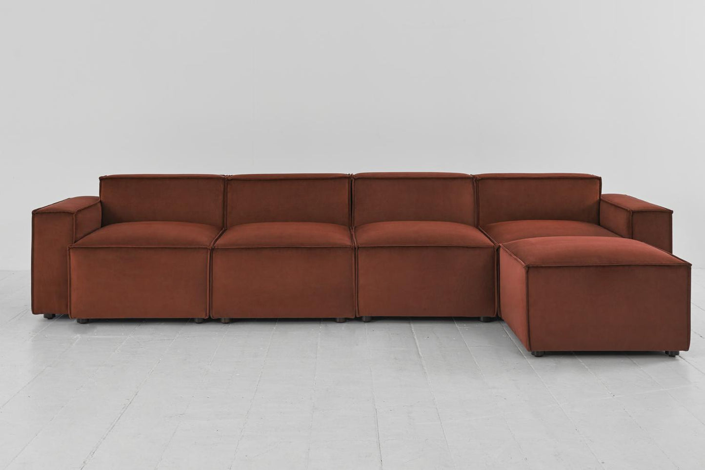 Viersitzer-Sofa Model 03 mit Chaiselongue rechts