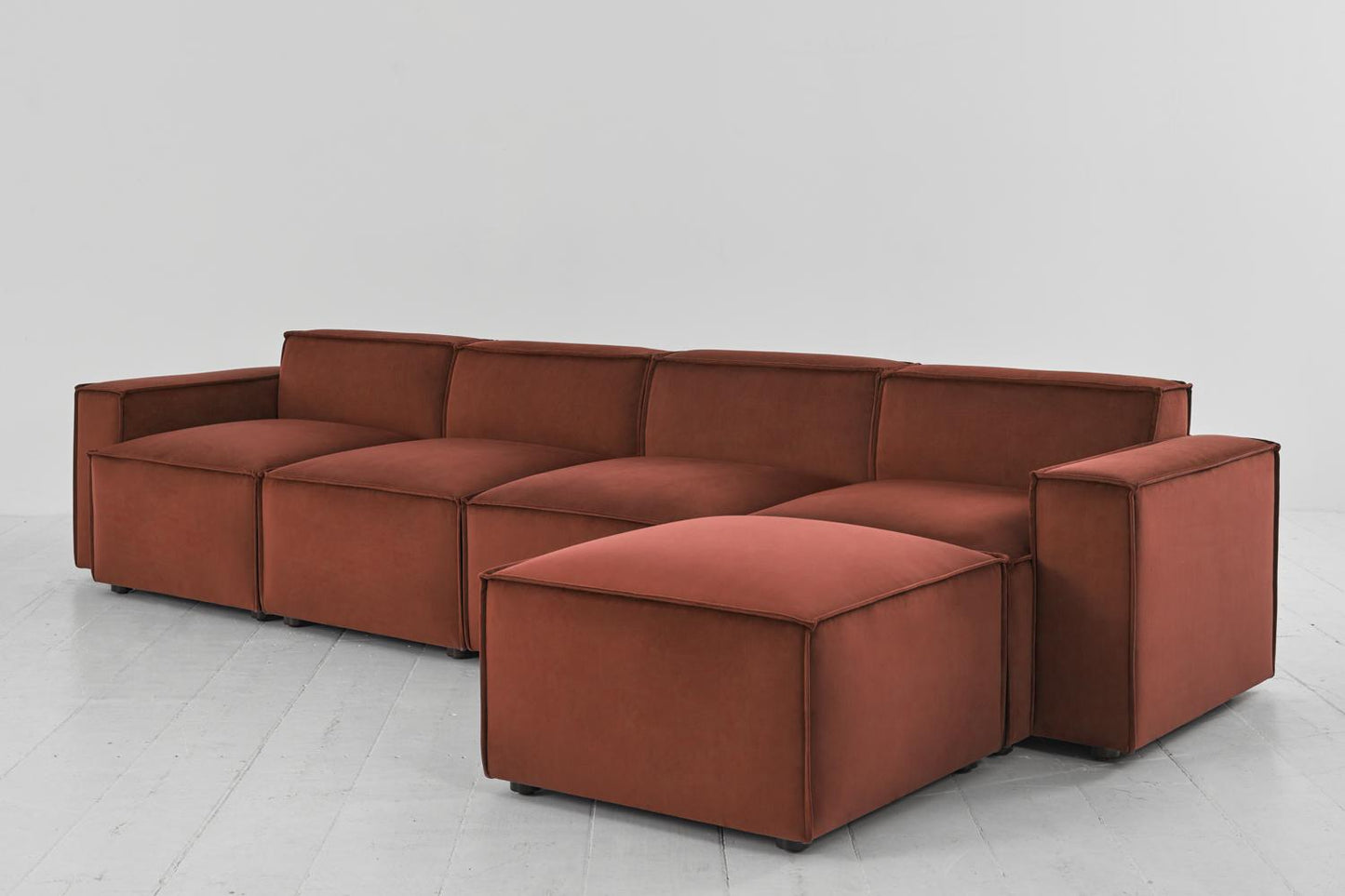 Viersitzer-Sofa Model 03 mit Chaiselongue rechts