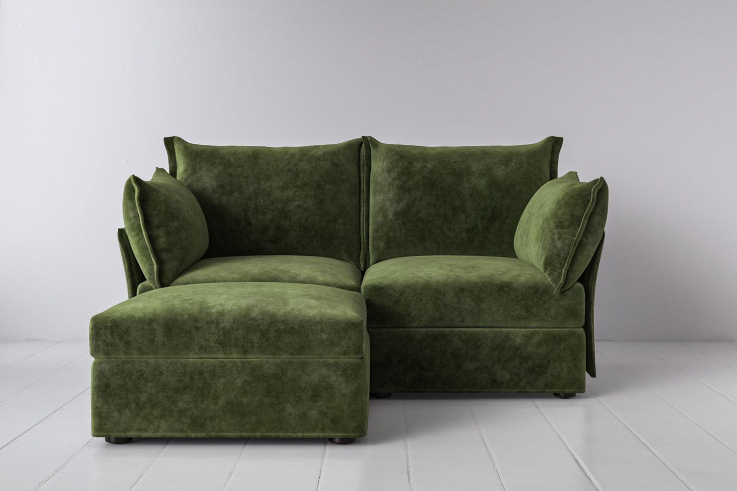 Zweisitzer-Sofa Model 06 mit Ecke links