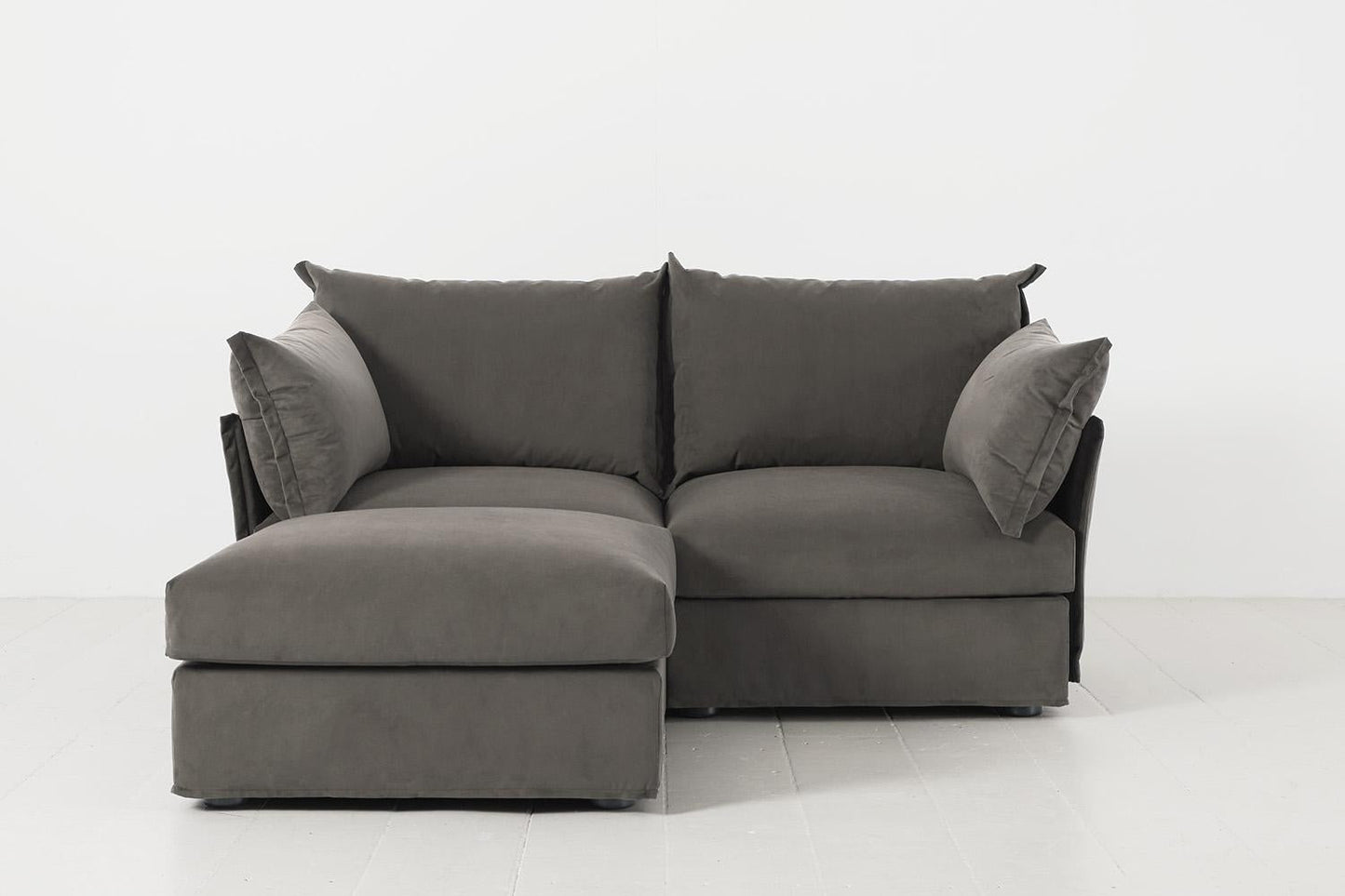 Zweisitzer-Sofa Model 06 mit Ecke links