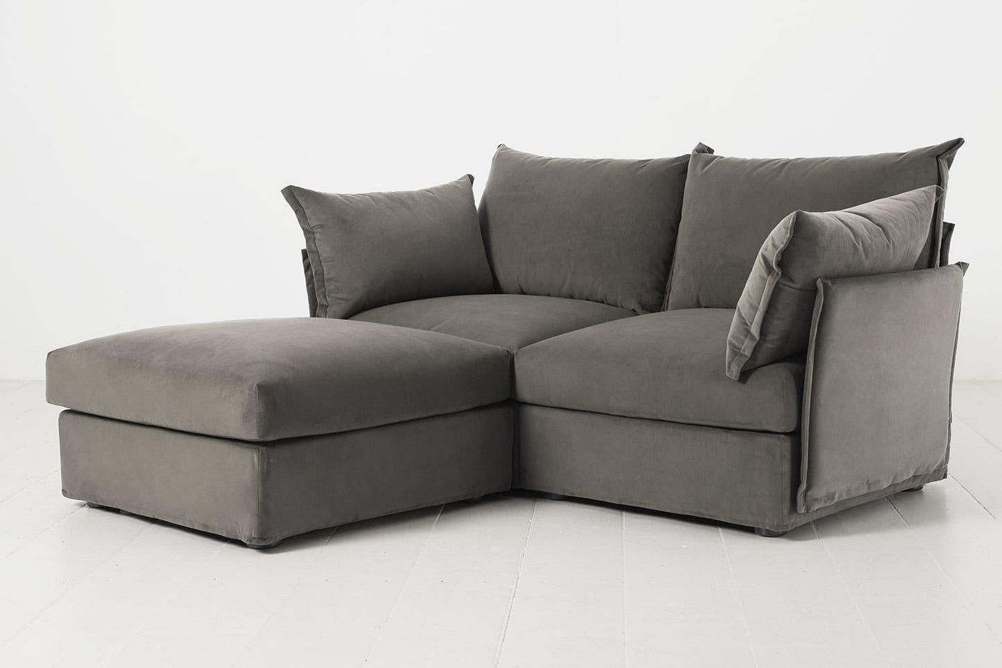 Zweisitzer-Sofa Model 06 mit Ecke links