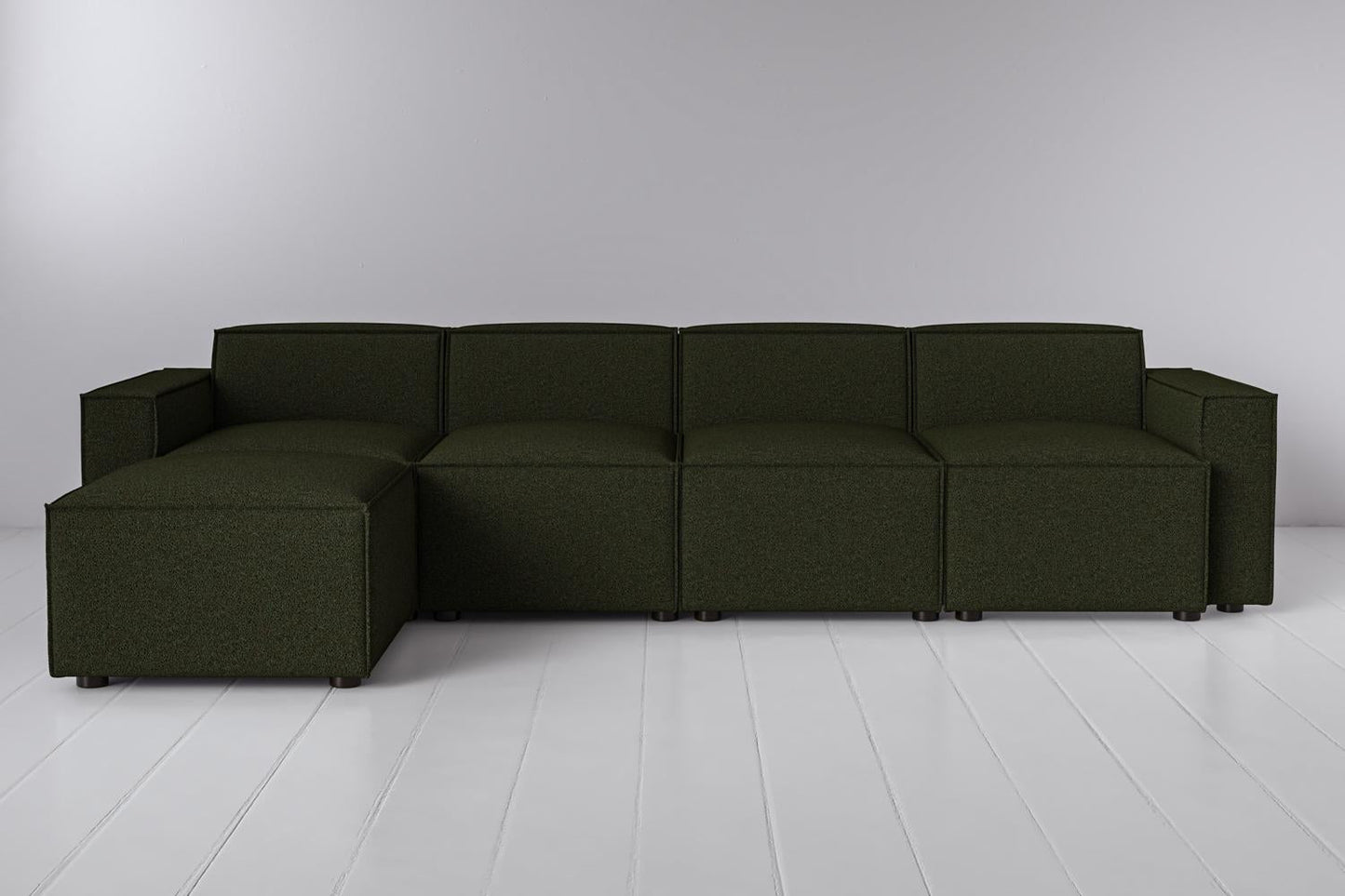 Viersitzer-Sofa Model 03 mit Chaiselongue links
