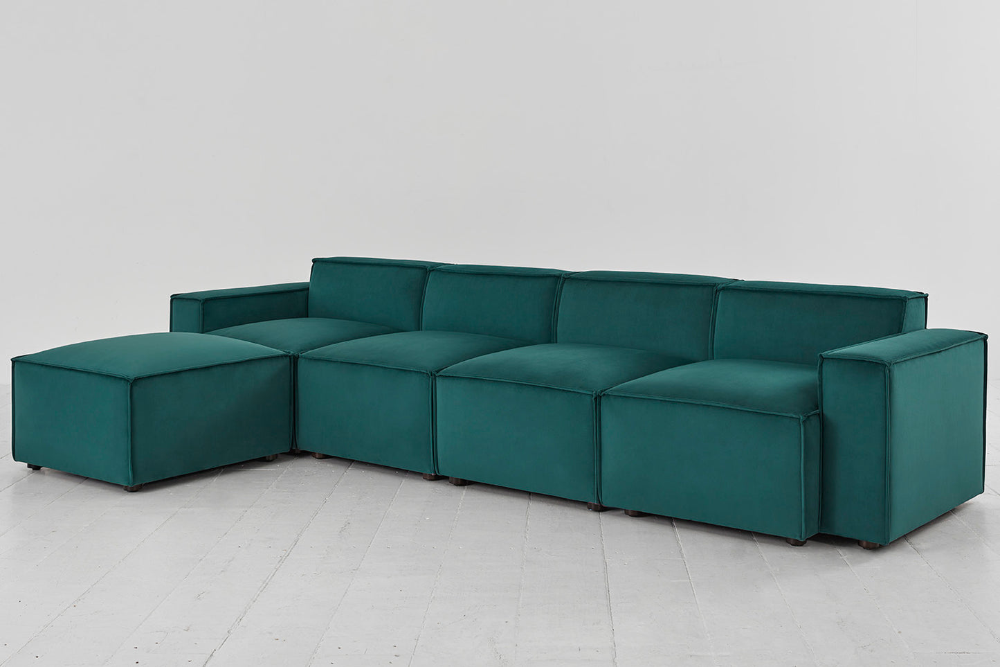 Viersitzer-Sofa Model 03 mit Chaiselongue links