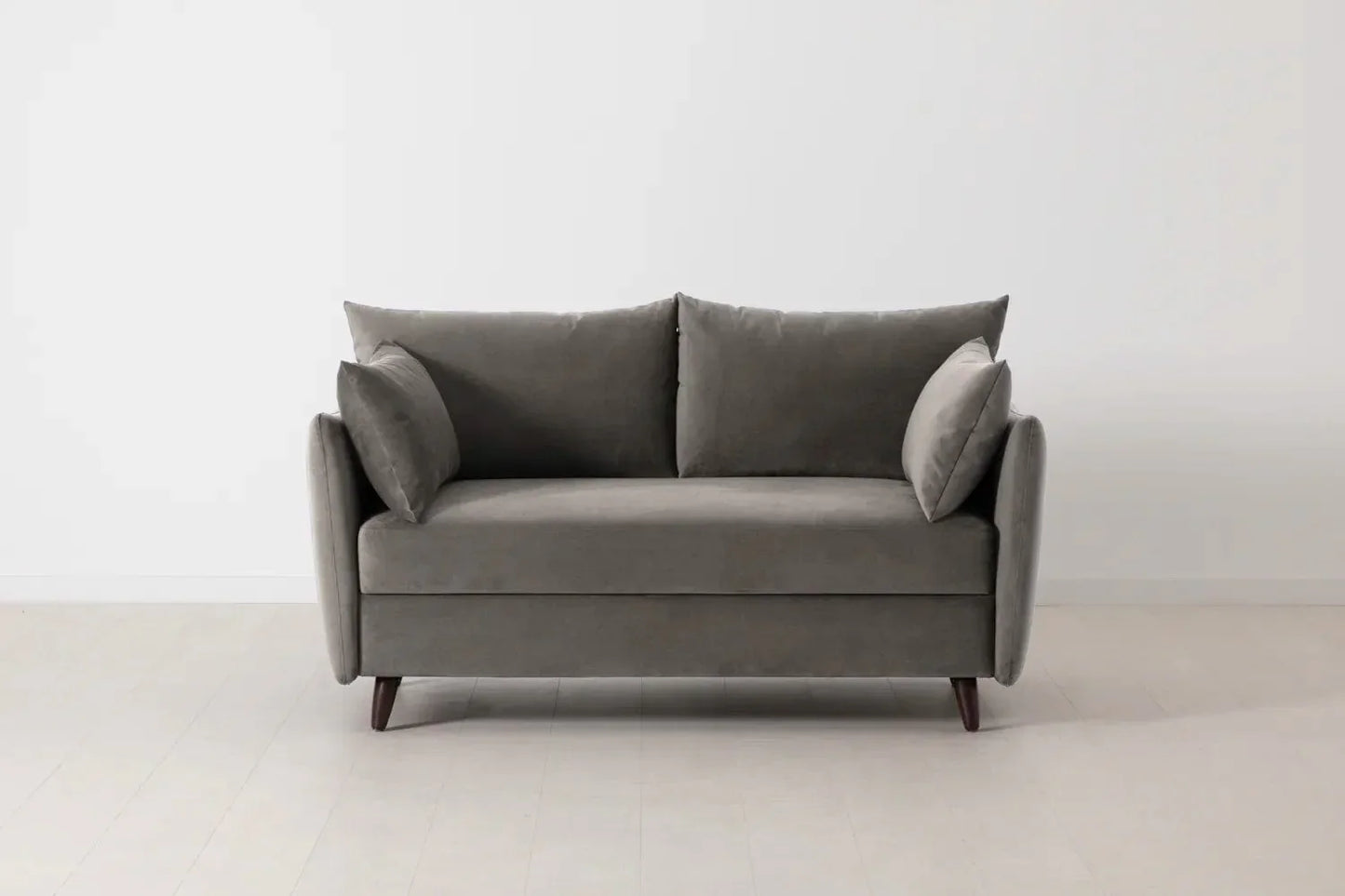 Model 08 - 2 Seater - Double Size Sofa Bed - Linen Pumice
