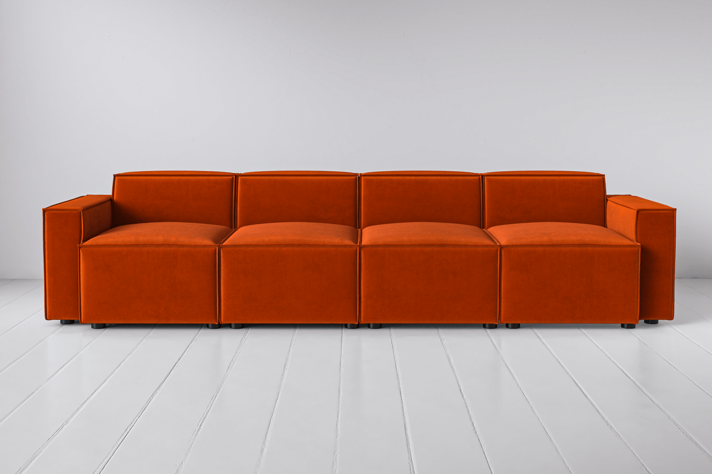 Paprika Image 1 - Model 03 4 Seater in Paprika Front View