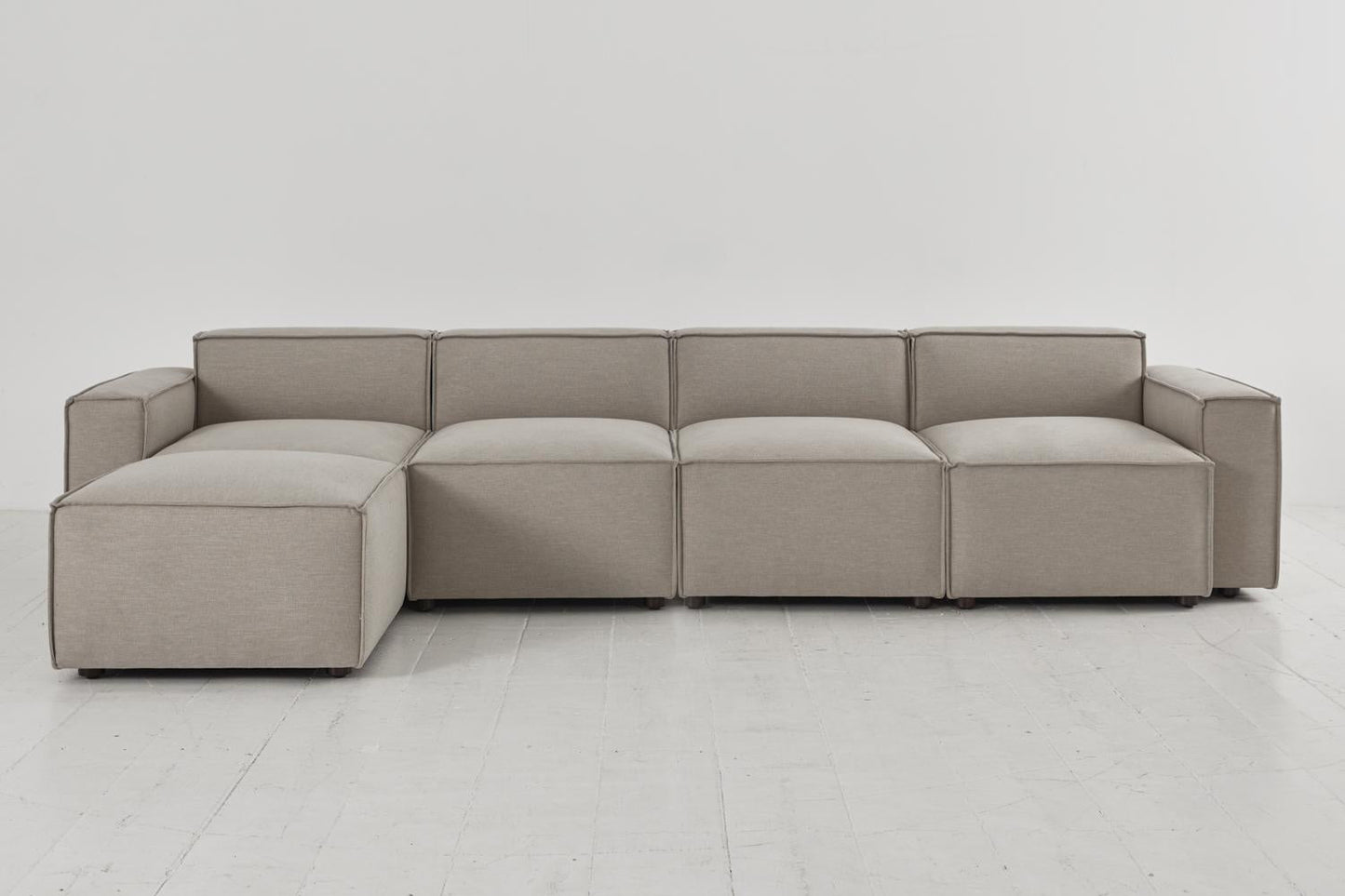 Viersitzer-Sofa Model 03 mit Chaiselongue links