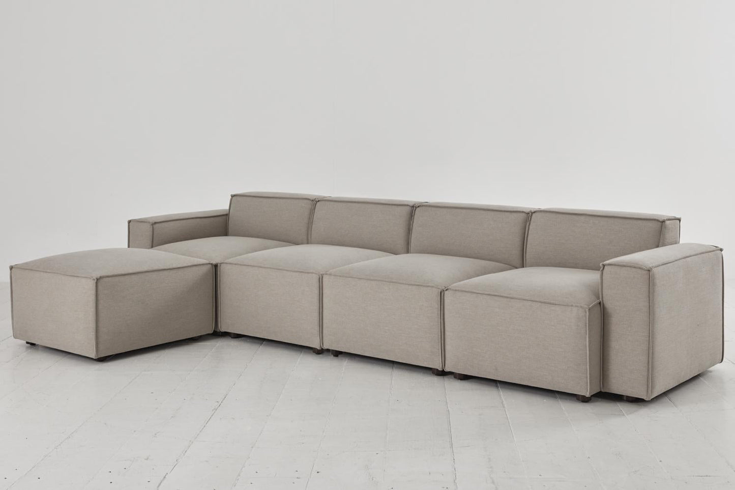 Viersitzer-Sofa Model 03 mit Chaiselongue links