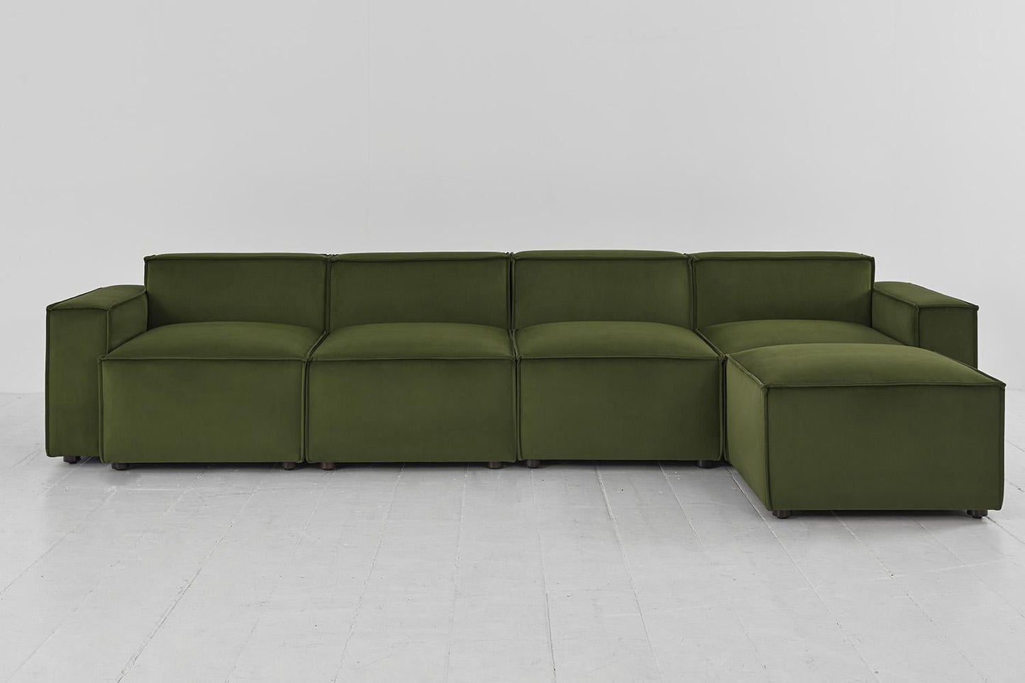 Viersitzer-Sofa Model 03 mit Chaiselongue rechts