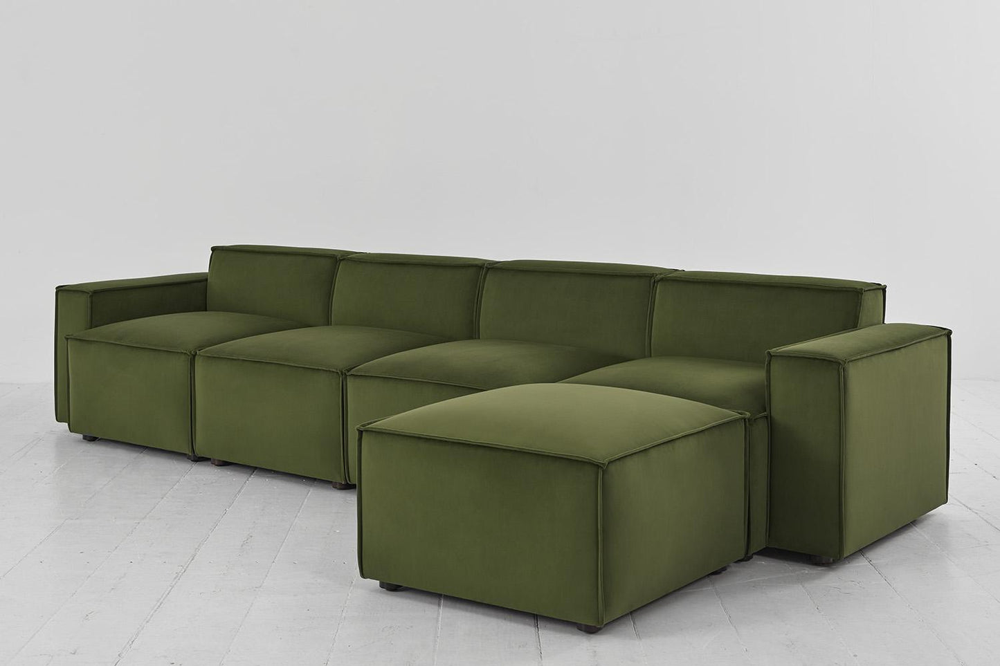 Viersitzer-Sofa Model 03 mit Chaiselongue rechts