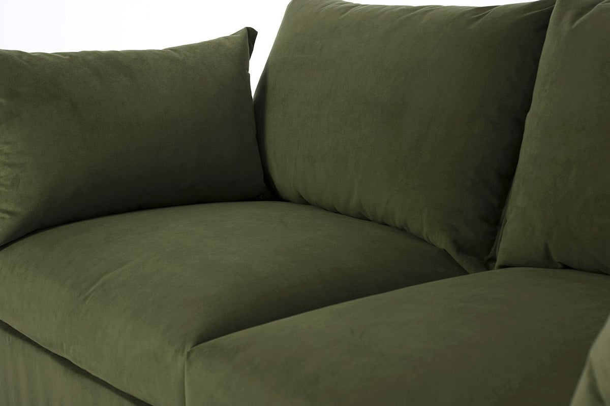Zweisitzer-Sofa Model 06 mit Ecke links