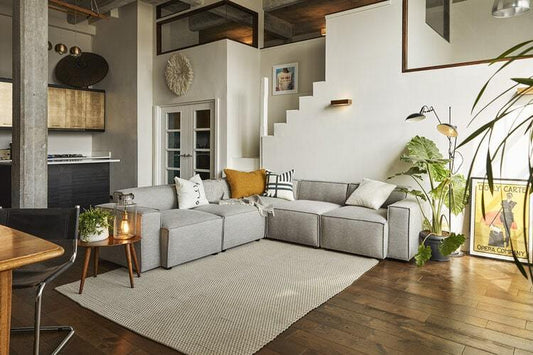 Linen Corner Sofa