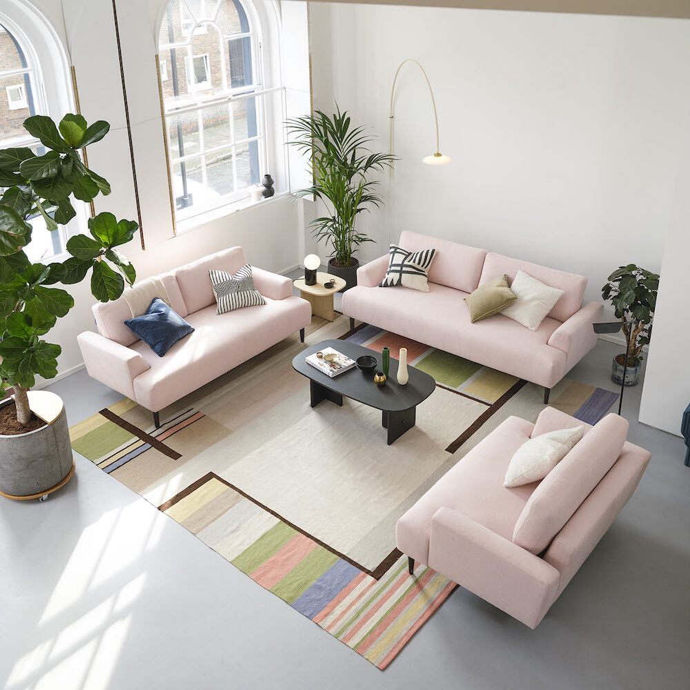 Living Room Ideas For Pink Sofas