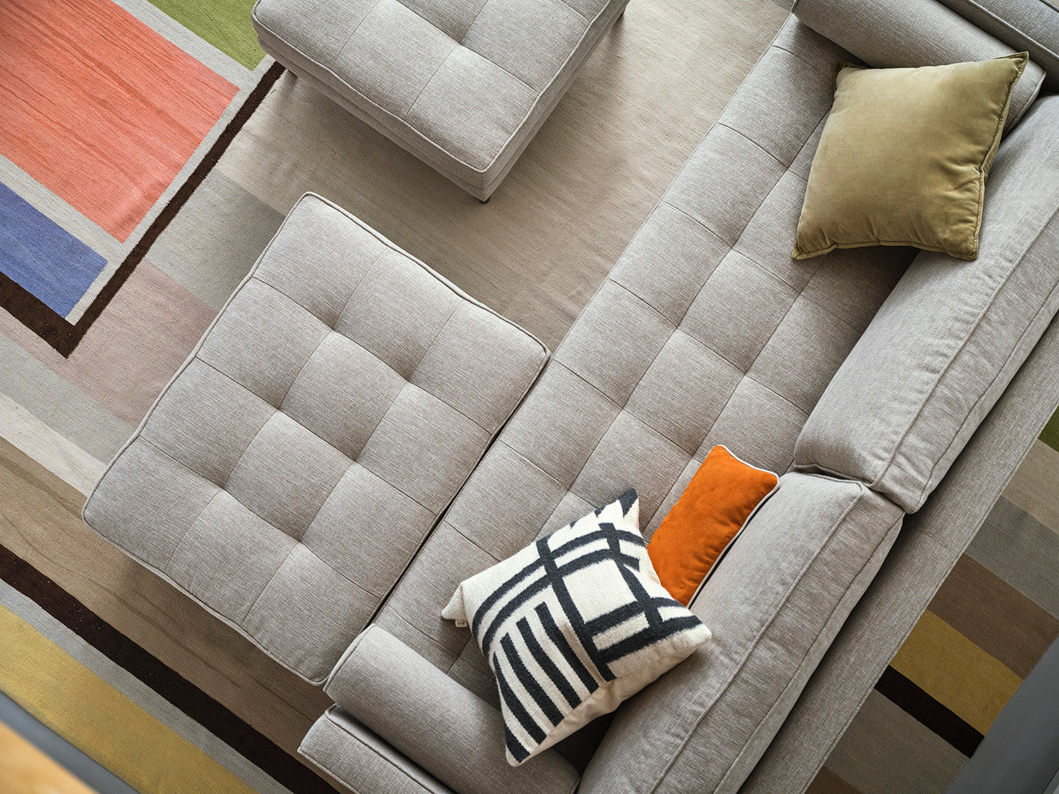 Sofa with Ottoman