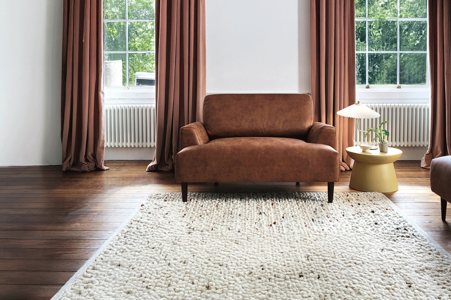 leather armchairs