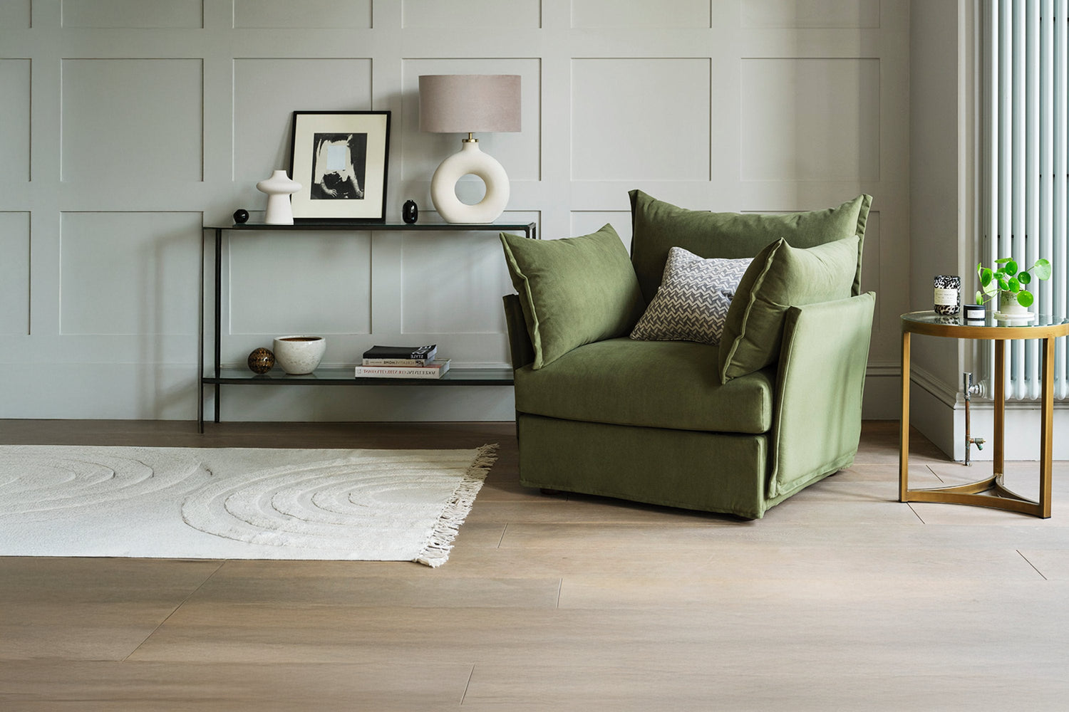 Green Armchairs