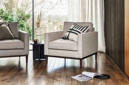 Sessel Model 02, Steingrau