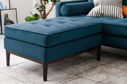 Model 02 Ottoman, Teal