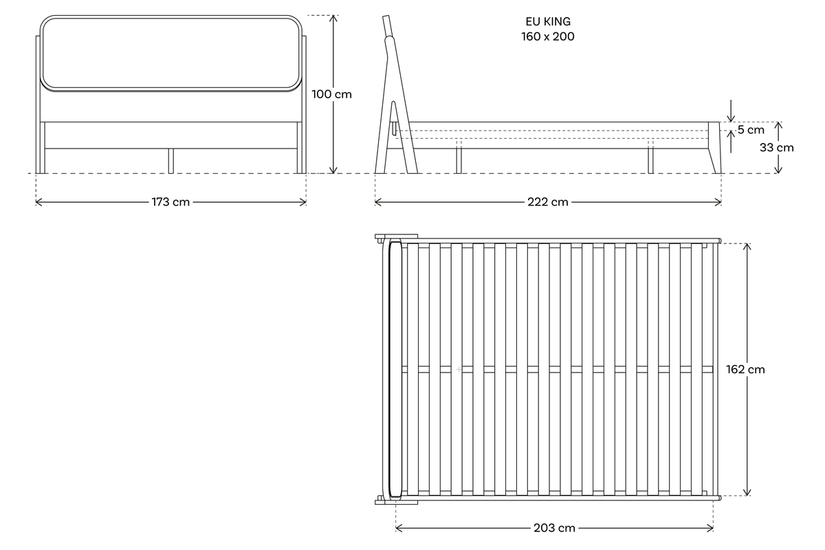 Bett 04 160cm x 200cm