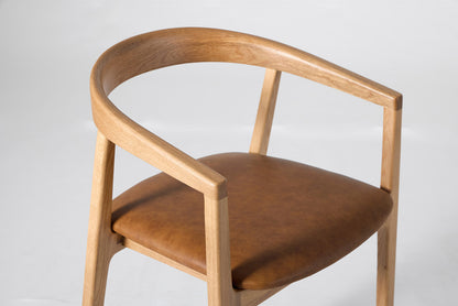 Barhocker 01, Eiche / Ahornbraun