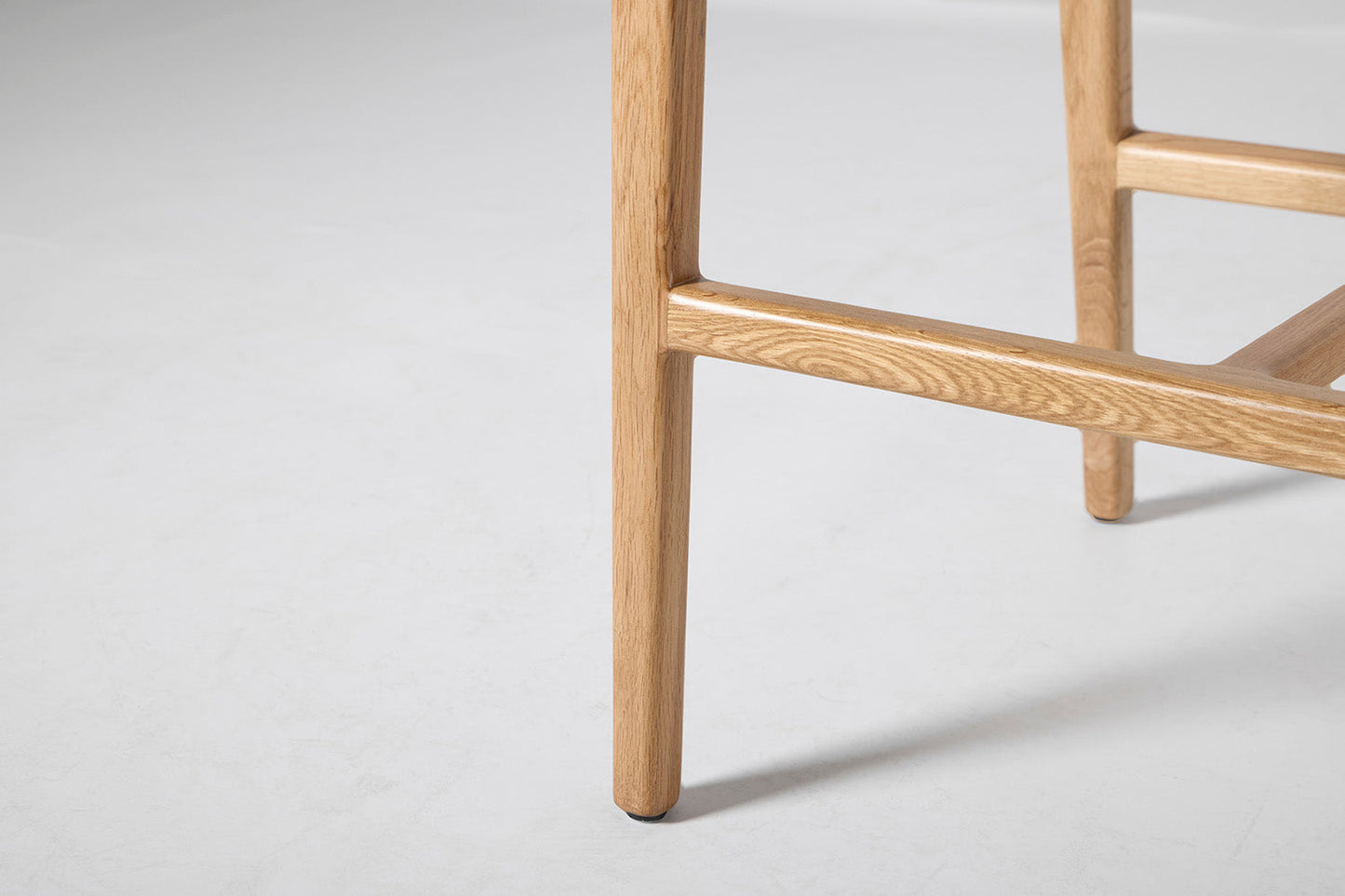 Barhocker 01, Eiche / Hellbeige