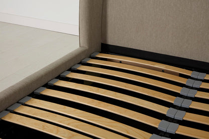 Bett 03 180cm x 200cm, Steingrau