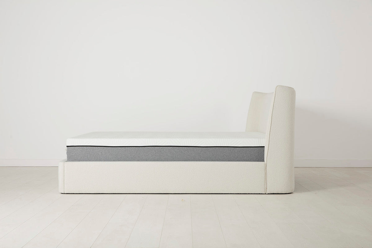 Bed 03 160cm x 200cm, Ivory