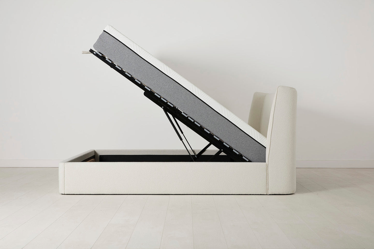 Bed 03 140cm x 200cm, Ivory