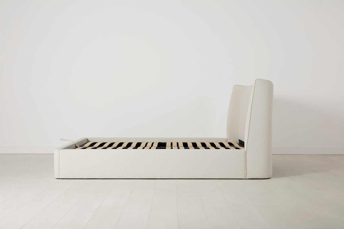Bed 03 160cm x 200cm, Ivory