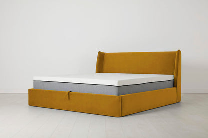 Bed 03 160cm x 200cm, Mustard