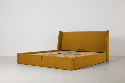 Bed 03 160cm x 200cm, Mustard