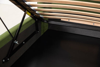 Bett 03 160cm x 200cm, Laubgrün