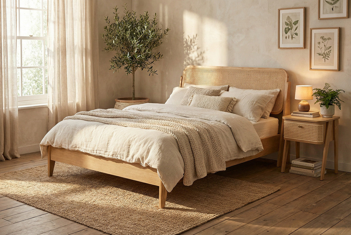 Bed 04 140cm x 200cm, Oak