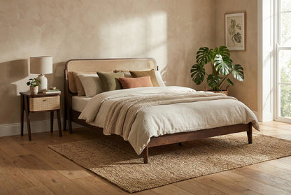 Bed 04 160cm x 200cm, Walnut