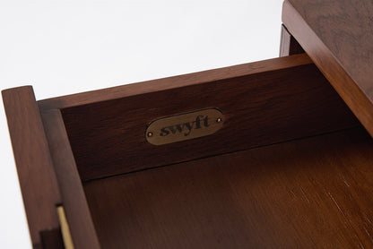 Bedside Table 01, Walnut