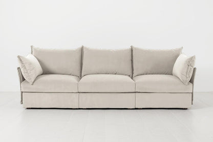 Model 06 3-Seater Sofa, Bone