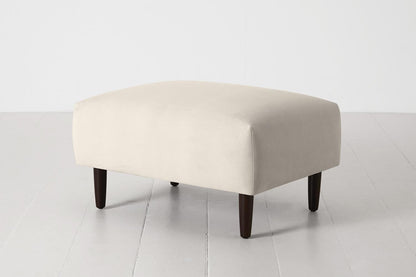 Polsterhocker Model 05, Knochenweiß