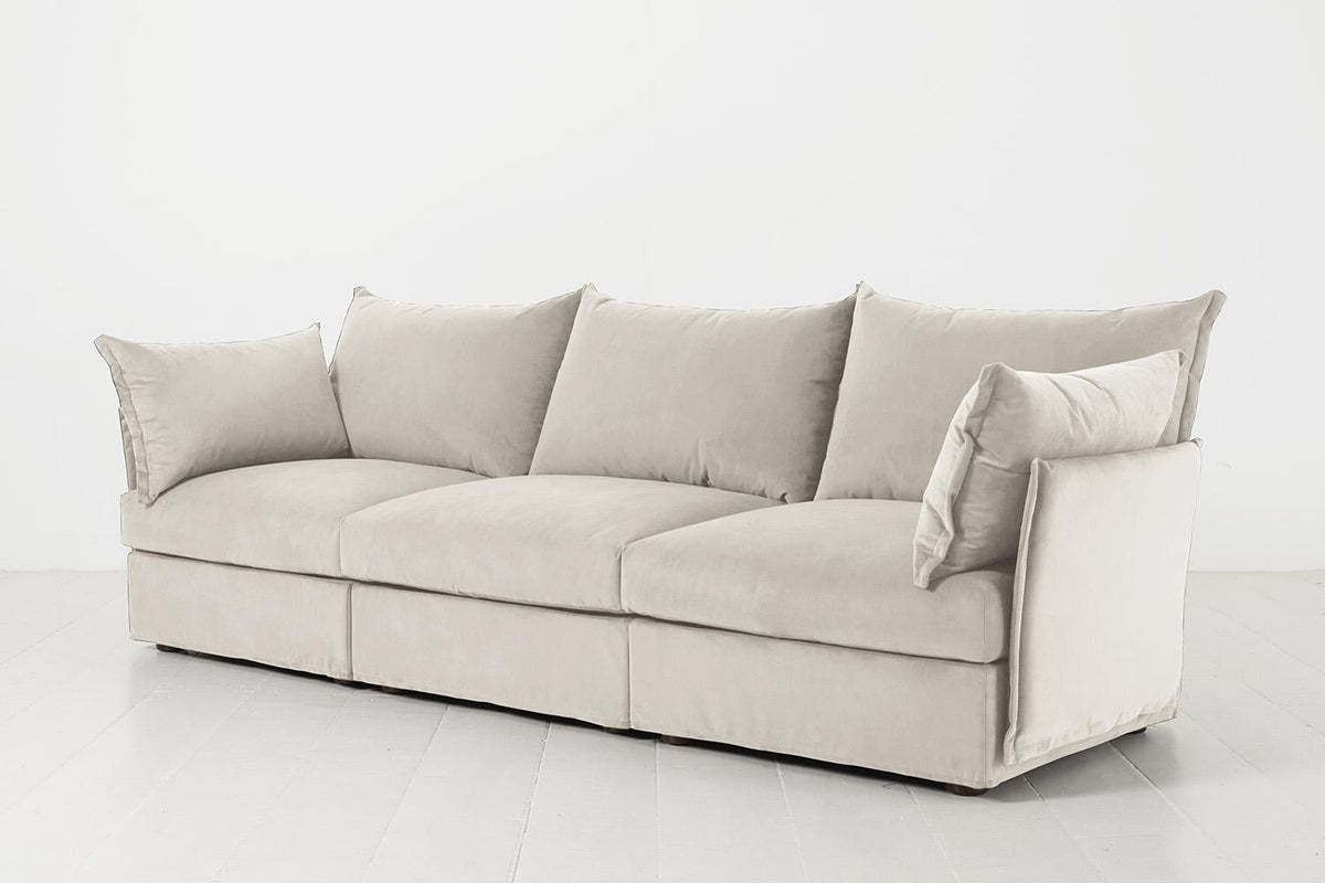 Model 06 3-Seater Sofa, Bone