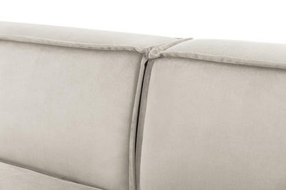 Model 03 Corner Sofa with Ottoman, Bone