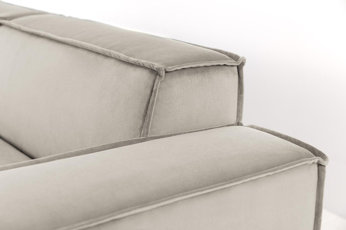 Model 03 2-Seater Right Chaise Sofa, Bone