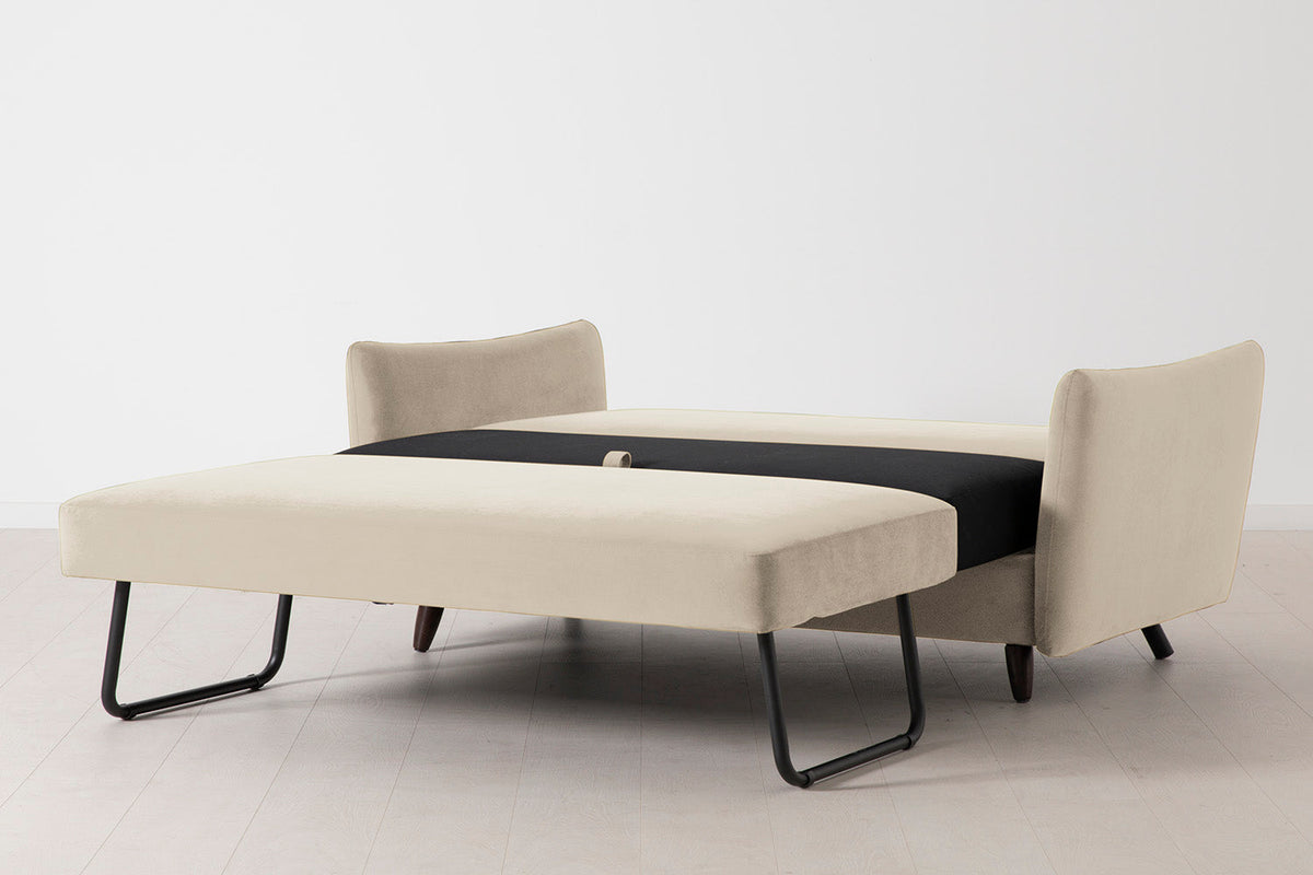 2,5-Sitzer-Schlafsofa Model 08, Knochenweiß