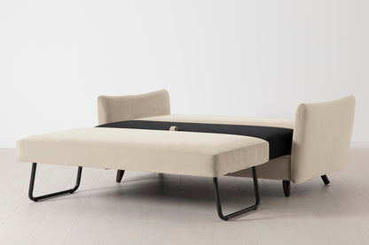 2,5-Sitzer-Schlafsofa Model 08, Knochenweiß