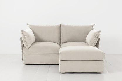 Model 06 2-Seater Right Chaise Sofa, Bone