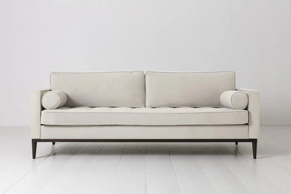 Model 02 Dreisitzer-Schlafsofa , Knochenweiß