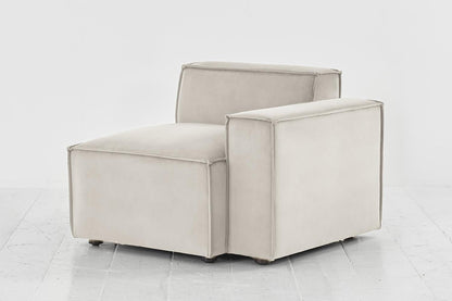 Model 03 Right Arm Sofa Module, Bone