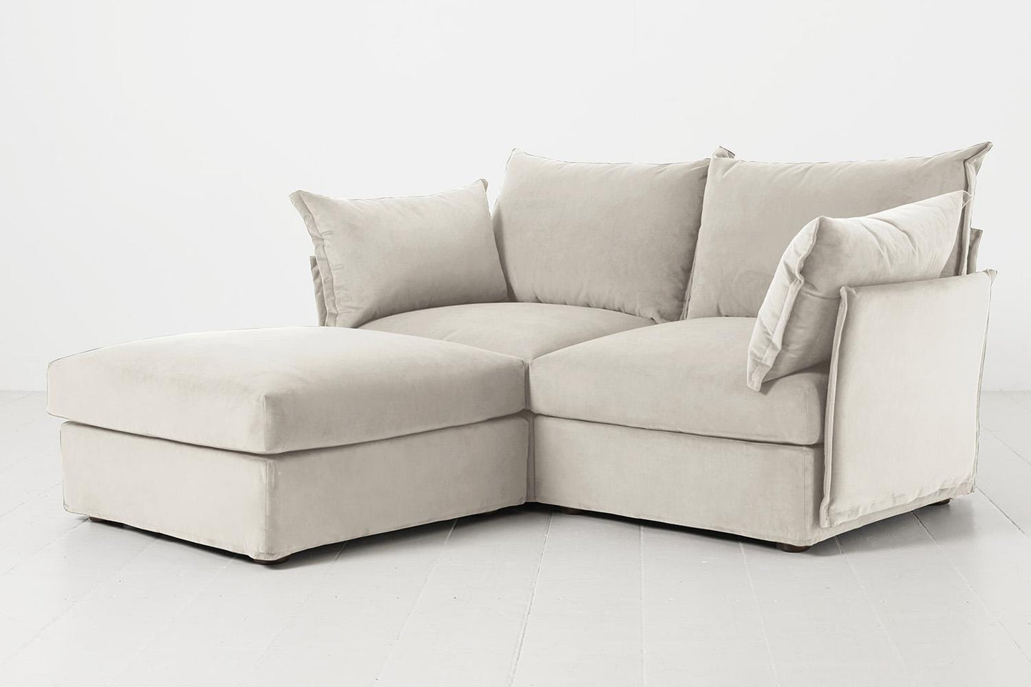 Zweisitzer-Sofa Model 06 mit Ecke links