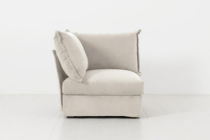 Model 06 Left Arm Module Sofa, Bone