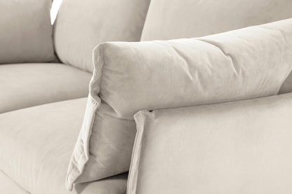 Model 06 2-Seater Left Chaise Sofa, Bone