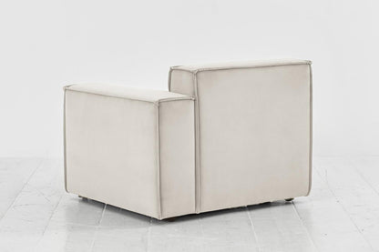 Model 03 Right Arm Sofa Module, Bone
