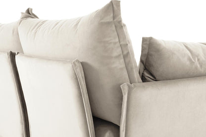 Model 06 2-Seater Left Chaise Sofa, Bone