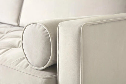 Model 02 Dreisitzer-Schlafsofa , Knochenweiß